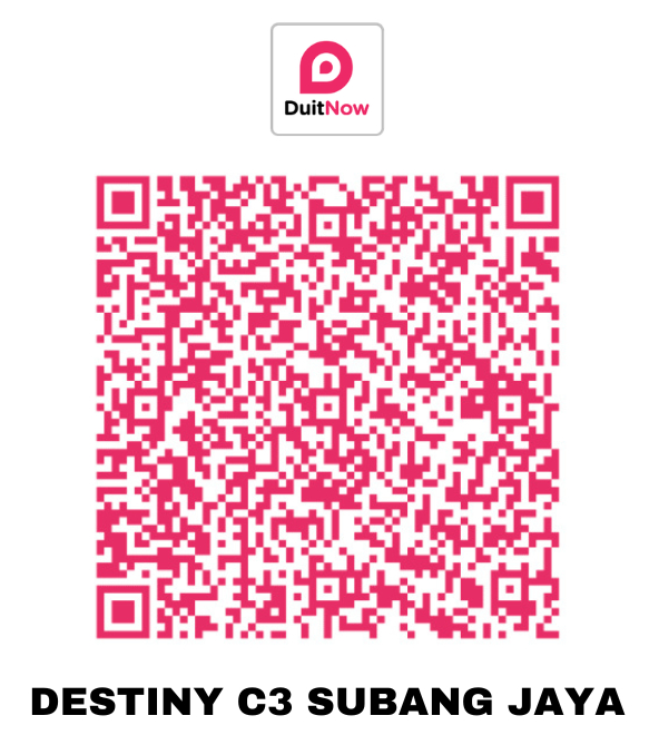 Destiny C3 DuitNow QR code